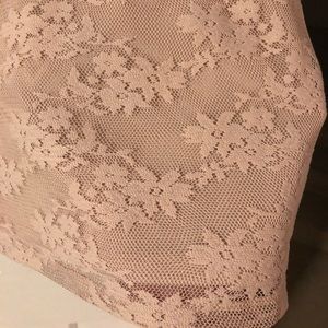 Floral Lace Mini Skirt